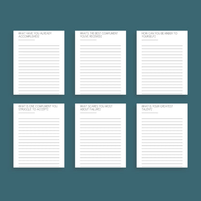 Confidence Journal | Self-Esteem & Mindset Growth Planner | PDF