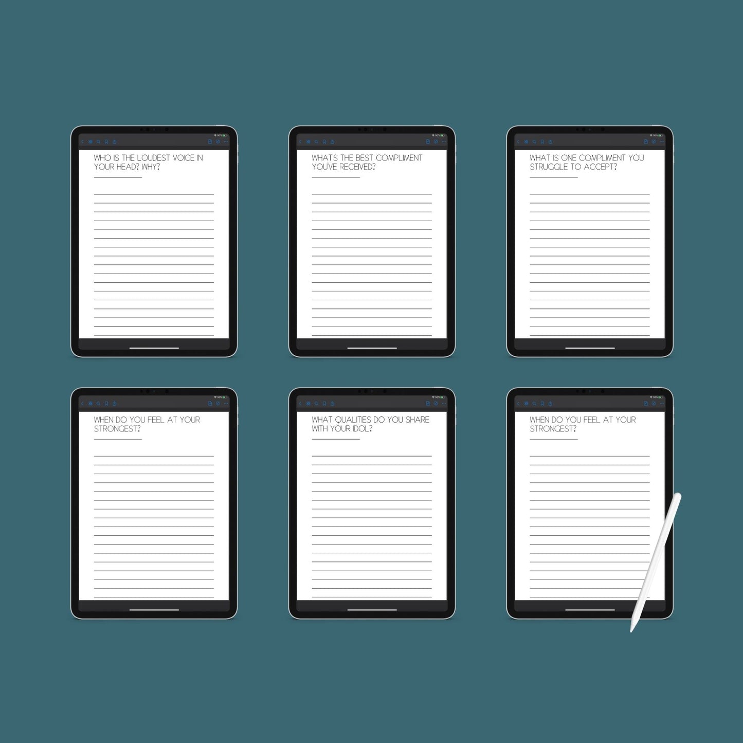 Confidence Journal | Self-Esteem & Mindset Growth Planner | PDF