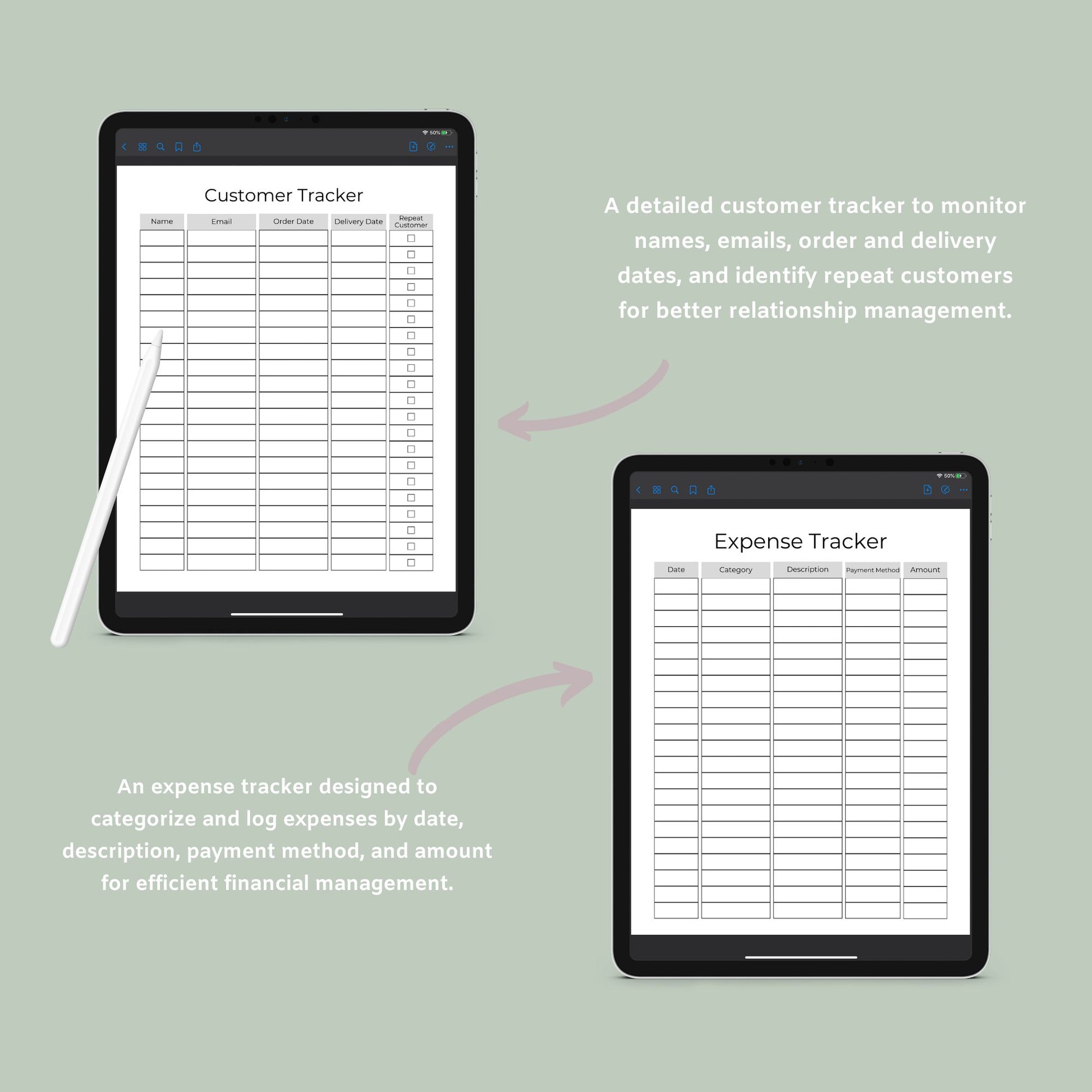 Craft Business Planner | Handmade Business Organizer | Digital PDF