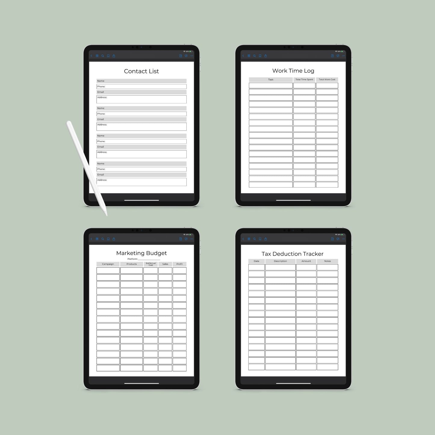 Craft Business Planner | Handmade Business Organizer | Digital PDF