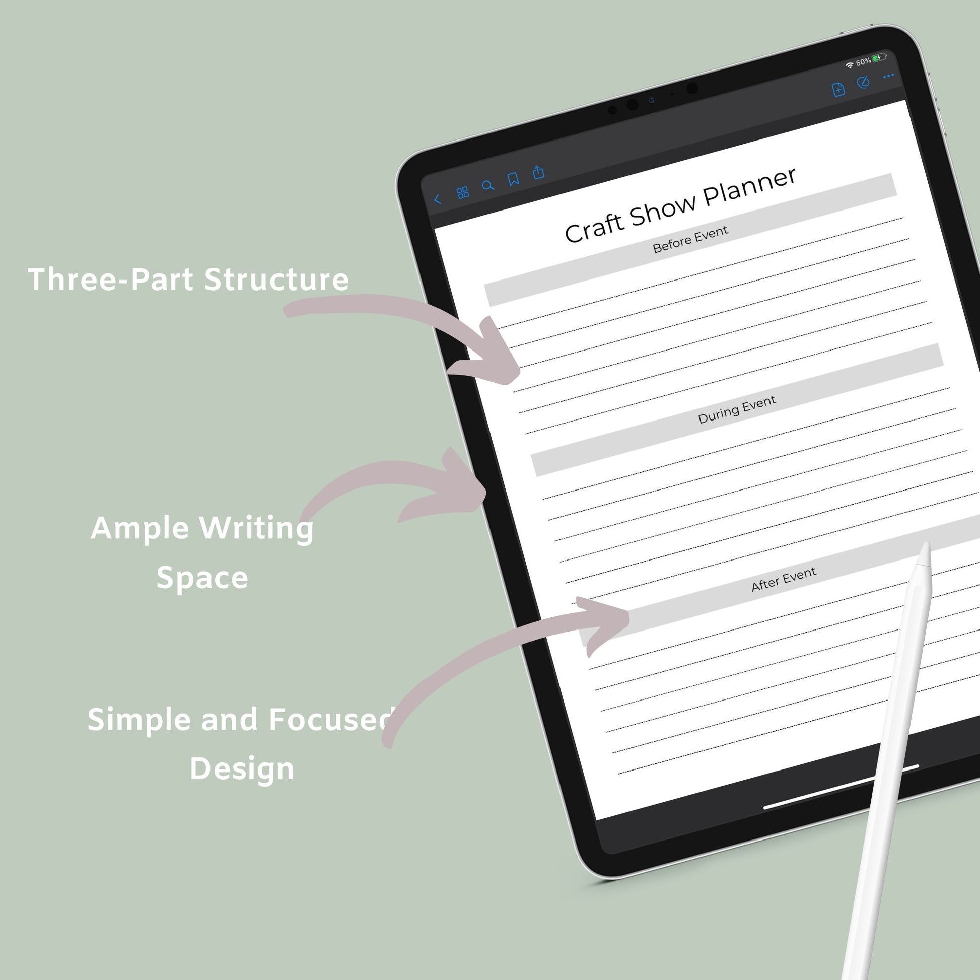 Craft Business Planner | Handmade Business Organizer | Digital PDF