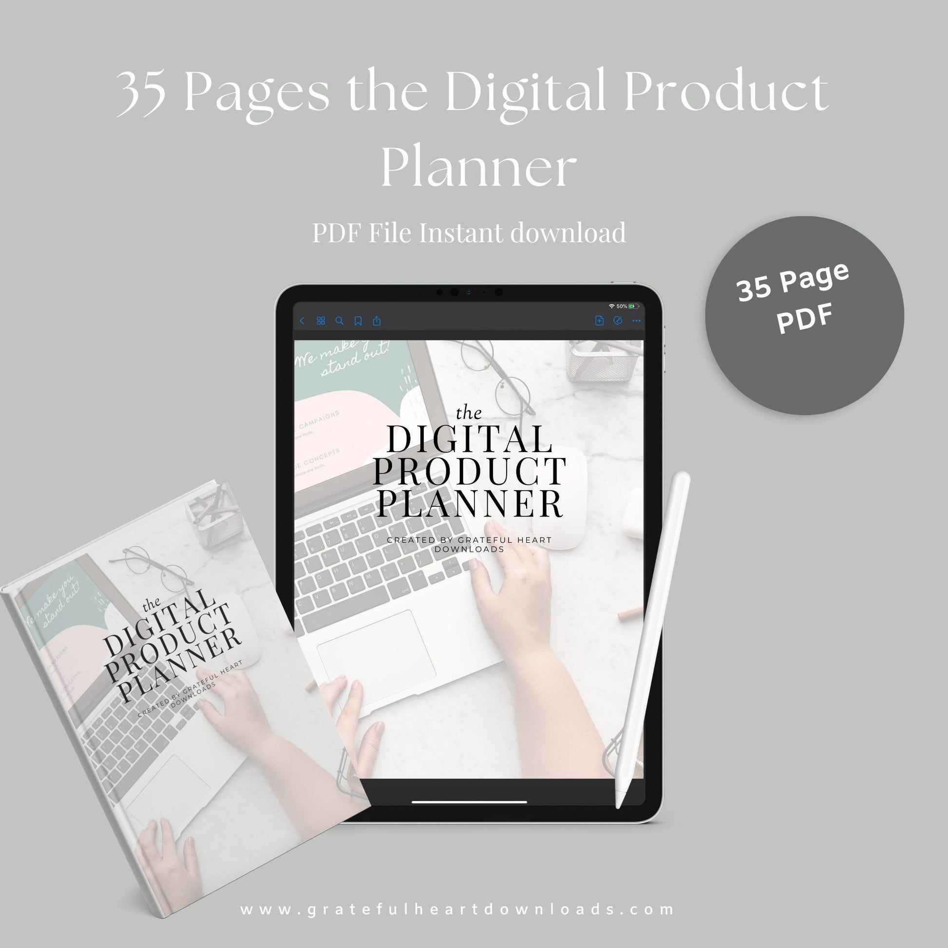 Digital Product Planner | Online Business Strategy Guide | PDF