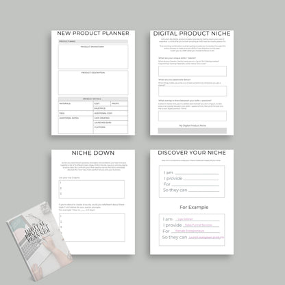 Digital Product Planner | Online Business Strategy Guide | PDF