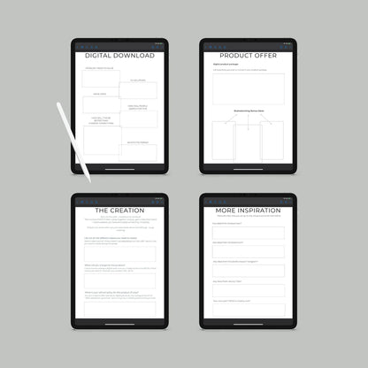 Digital Product Planner | Online Business Strategy Guide | PDF