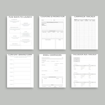 Digital Product Planner | Online Business Strategy Guide | PDF