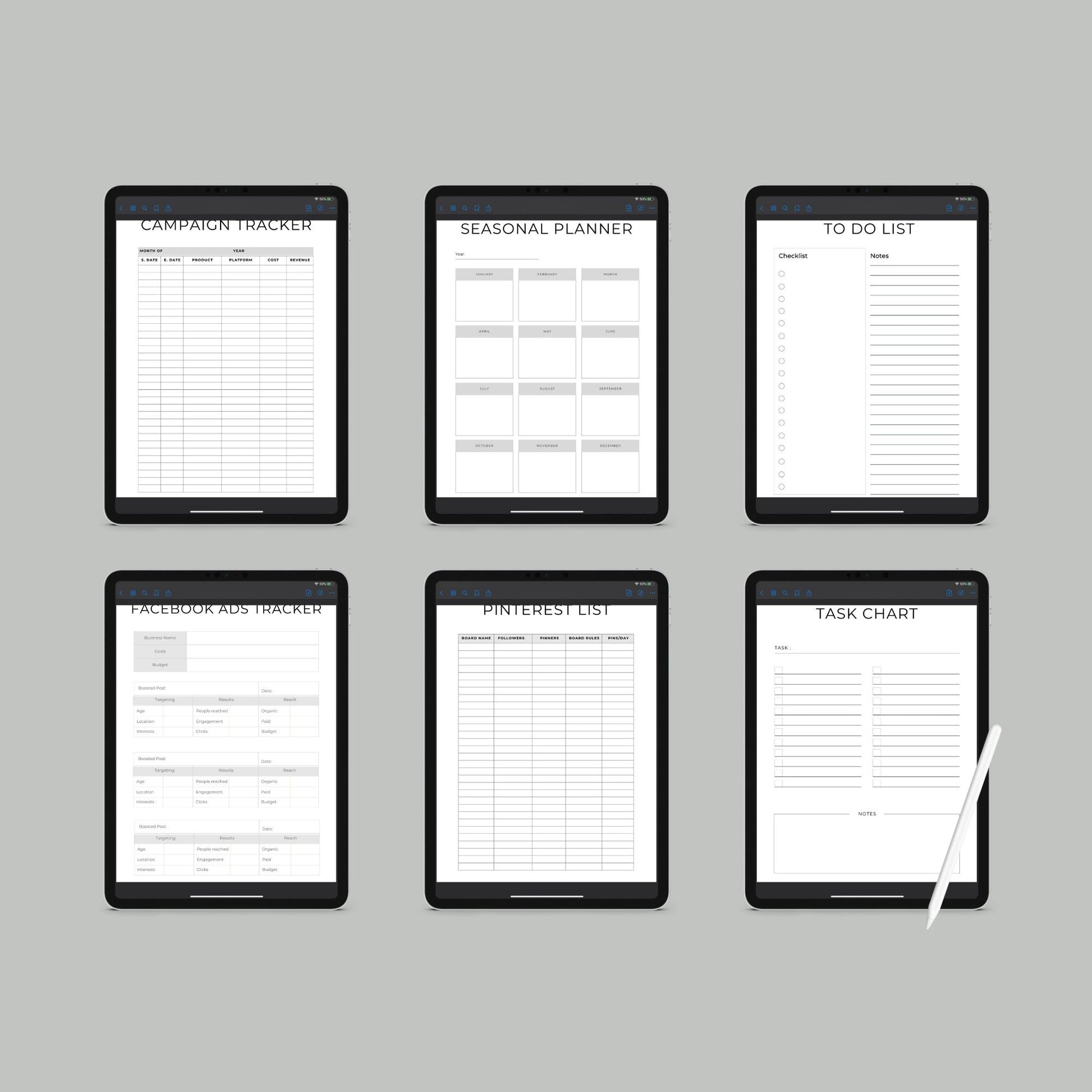 Digital Product Planner | Online Business Strategy Guide | PDF