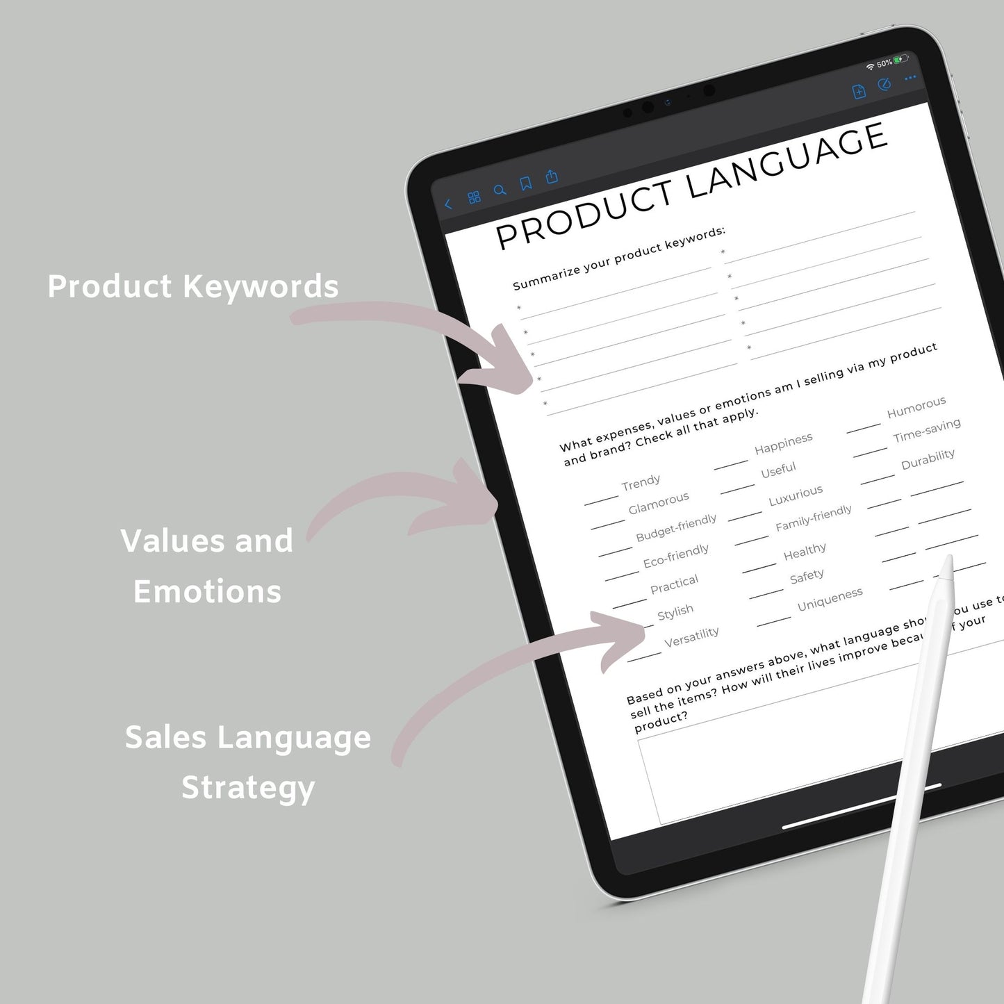 Digital Product Planner | Online Business Strategy Guide | PDF