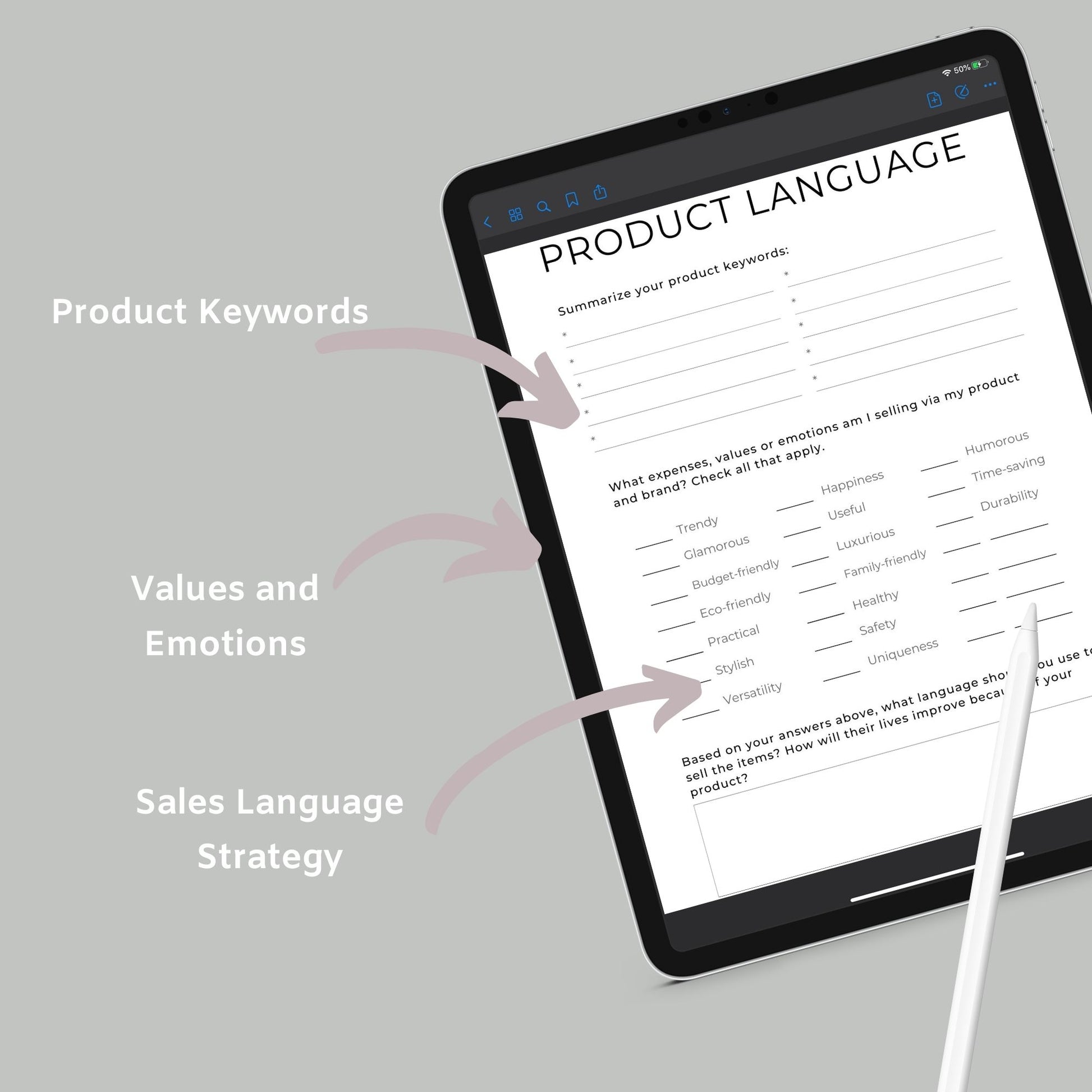 Digital Product Planner | Online Business Strategy Guide | PDF