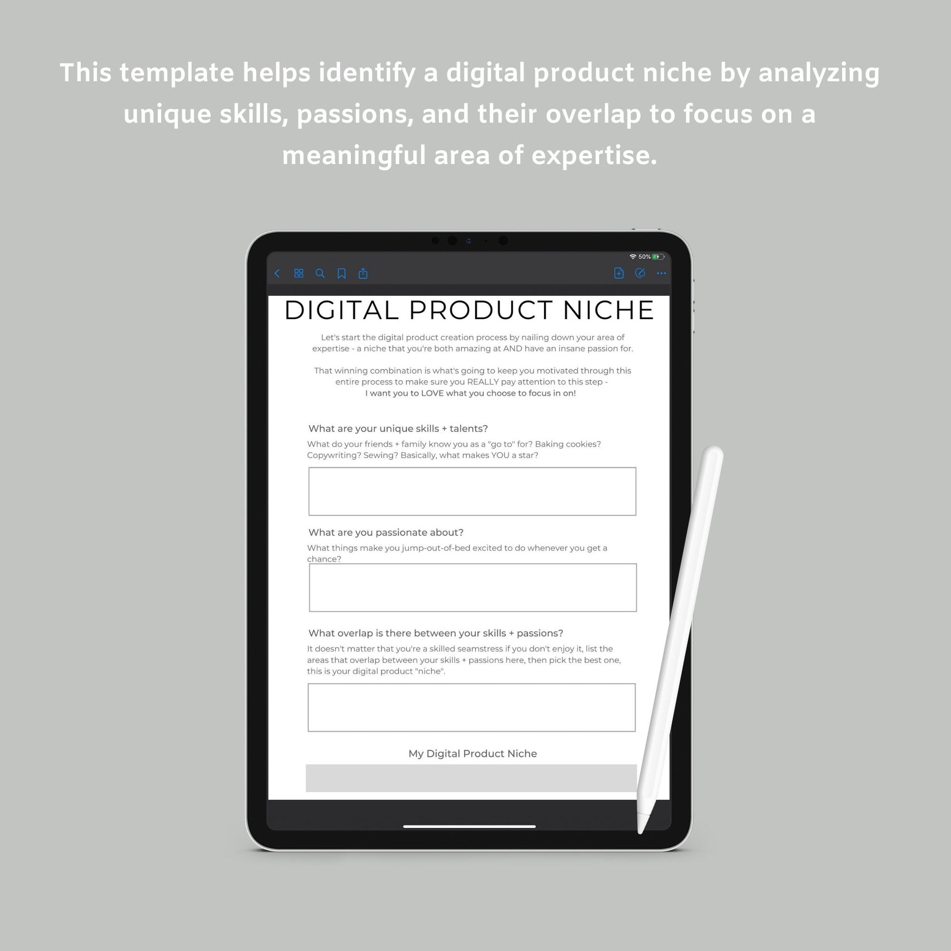 Digital Product Planner | Online Business Strategy Guide | PDF