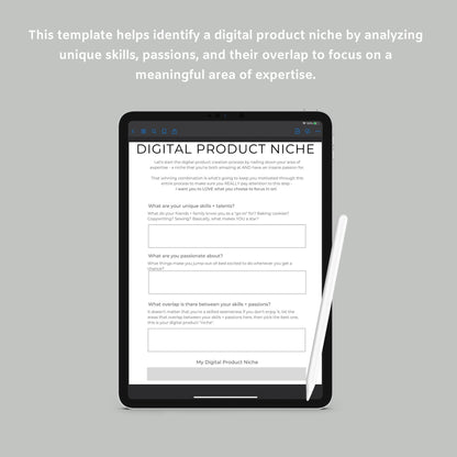 Digital Product Planner | Online Business Strategy Guide | PDF