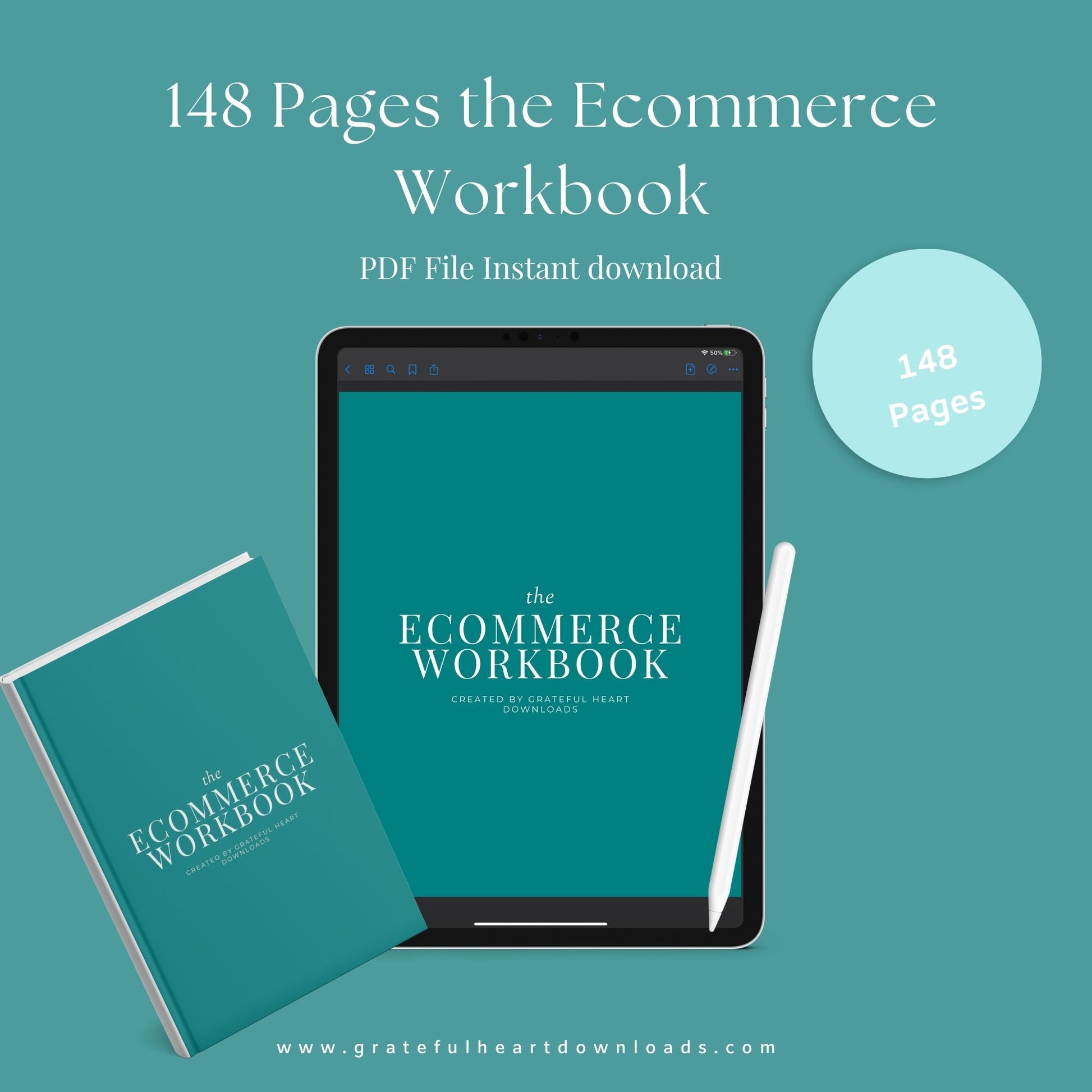 Ecommerce Workbook | Online Business Planner & Growth Guide | PDF