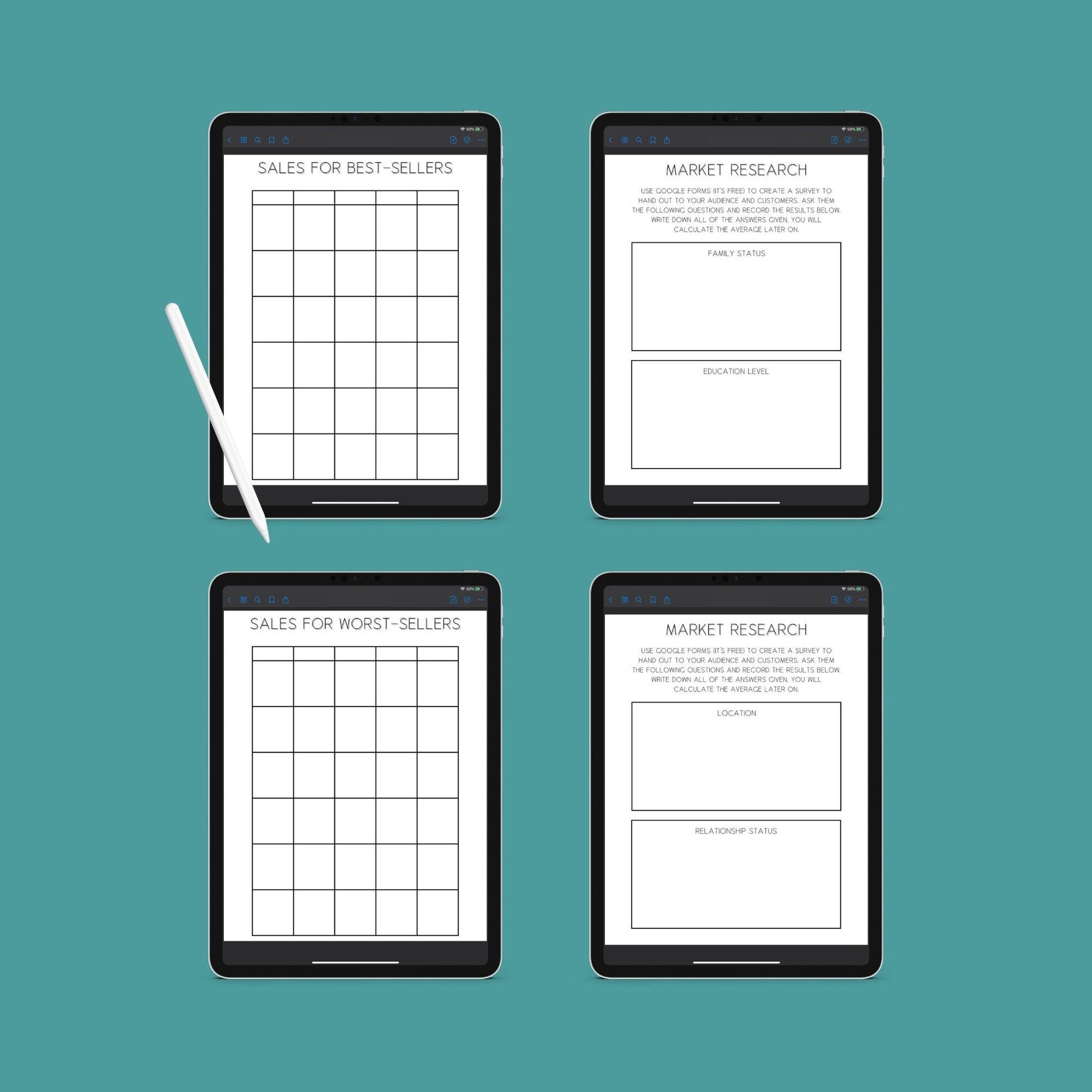 Ecommerce Workbook | Online Business Planner & Growth Guide | PDF