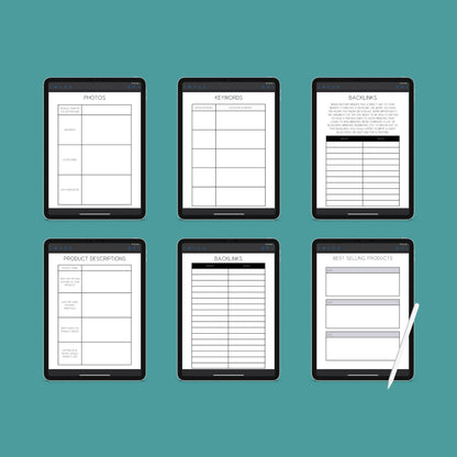 Ecommerce Workbook | Online Business Planner & Growth Guide | PDF
