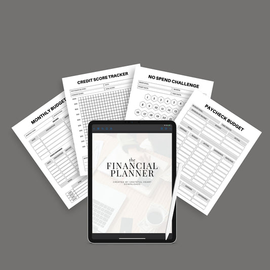 Financial Planner | Budget, Savings & Expense Tracker | PDF