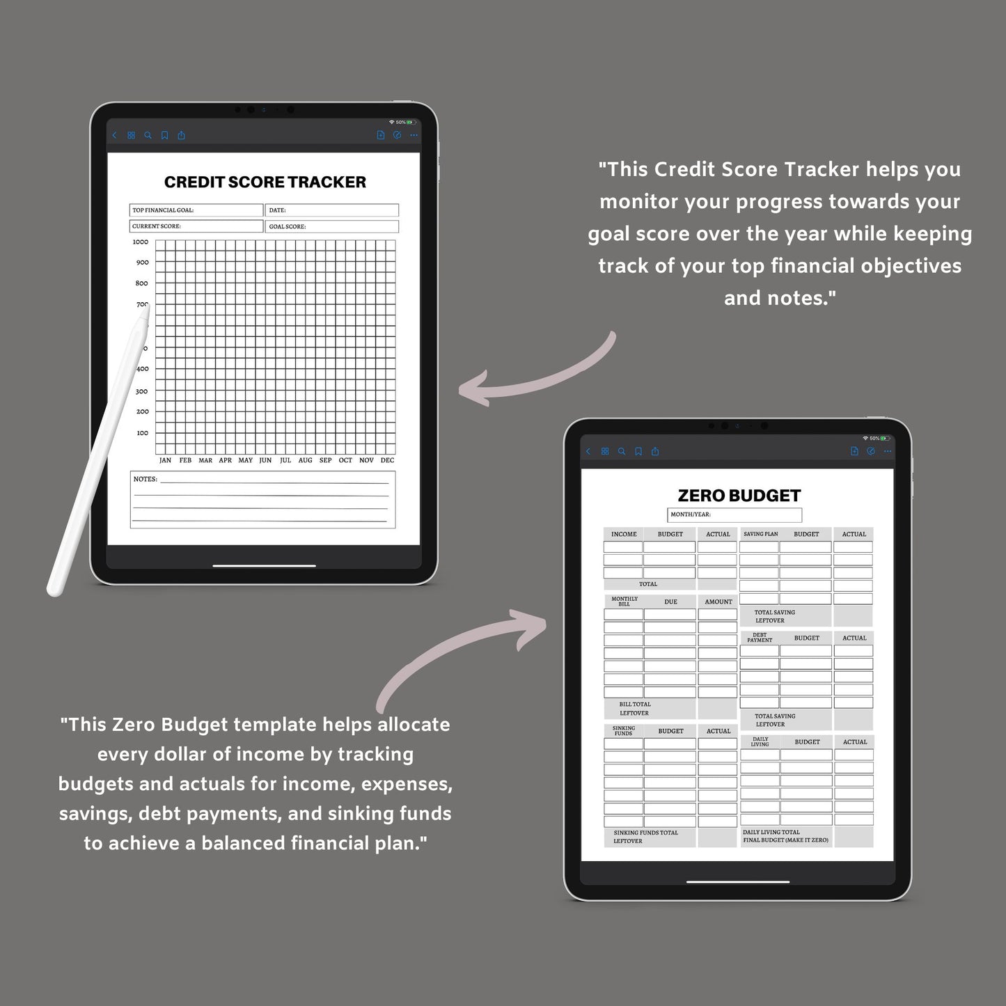 Financial Planner | Budget, Savings & Expense Tracker | PDF