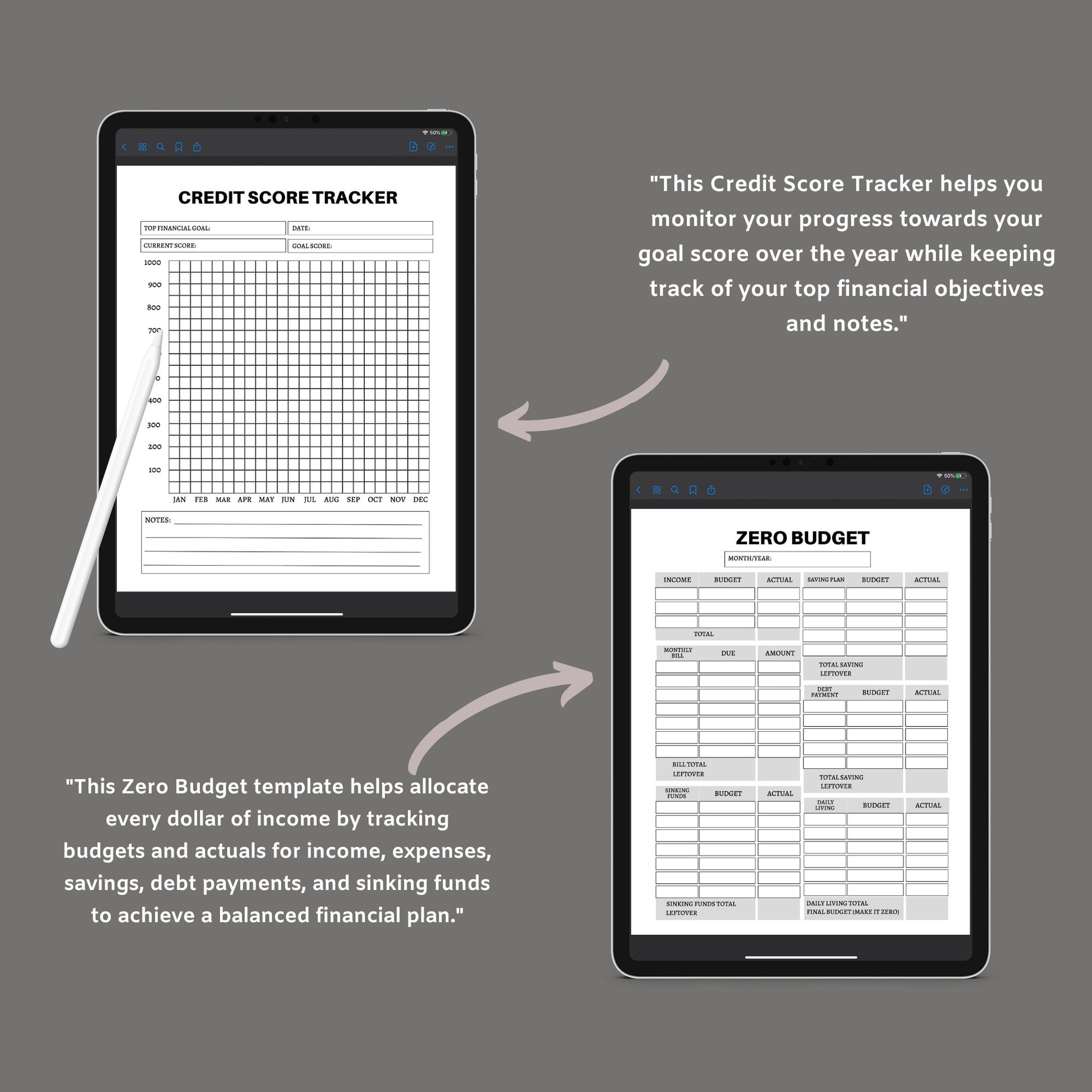 Financial Planner | Budget, Savings & Expense Tracker | PDF