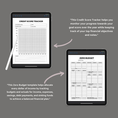 Financial Planner | Budget, Savings & Expense Tracker | PDF