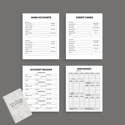 Financial Planner | Budget, Savings & Expense Tracker | PDF