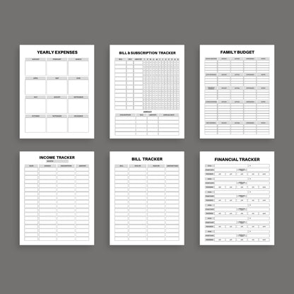 Financial Planner | Budget, Savings & Expense Tracker | PDF