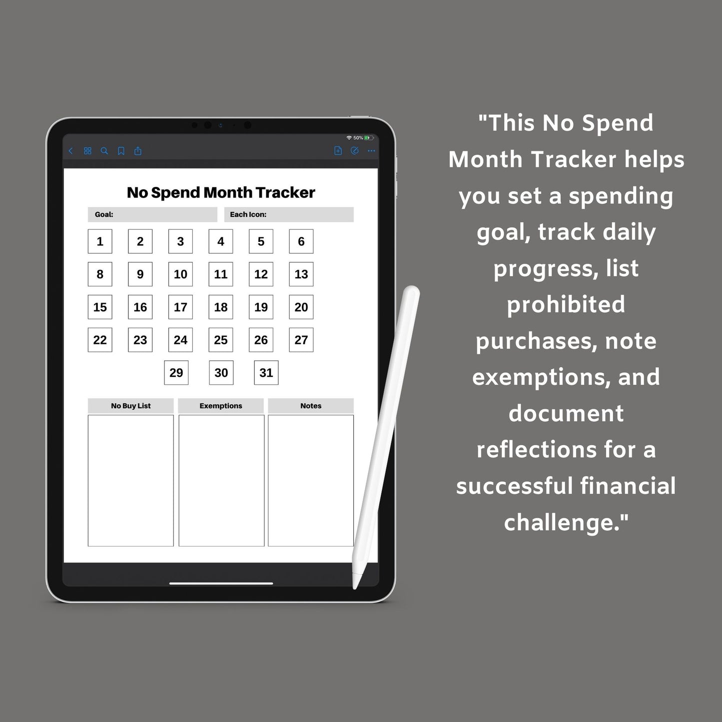 Financial Planner | Budget, Savings & Expense Tracker | PDF