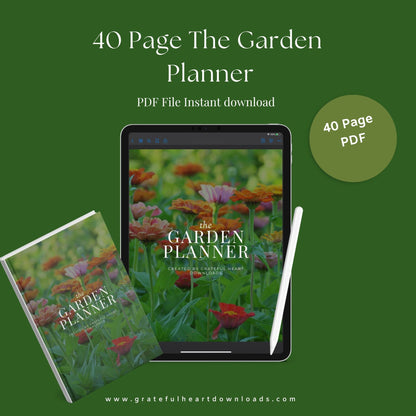 Garden Planner | Printable Gardening Organizer & Tracker | PDF