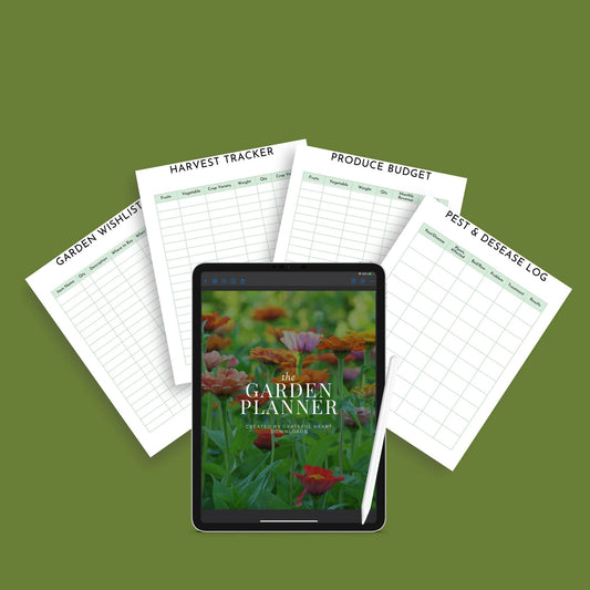 Garden Planner | Printable Gardening Organizer & Tracker | PDF