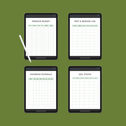 Garden Planner | Printable Gardening Organizer & Tracker | PDF