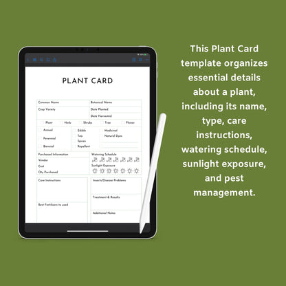 Garden Planner | Printable Gardening Organizer & Tracker | PDF