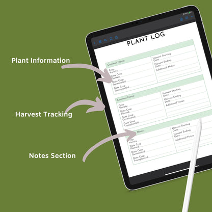 Garden Planner | Printable Gardening Organizer & Tracker | PDF
