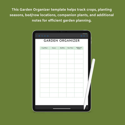 Garden Planner | Printable Gardening Organizer & Tracker | PDF