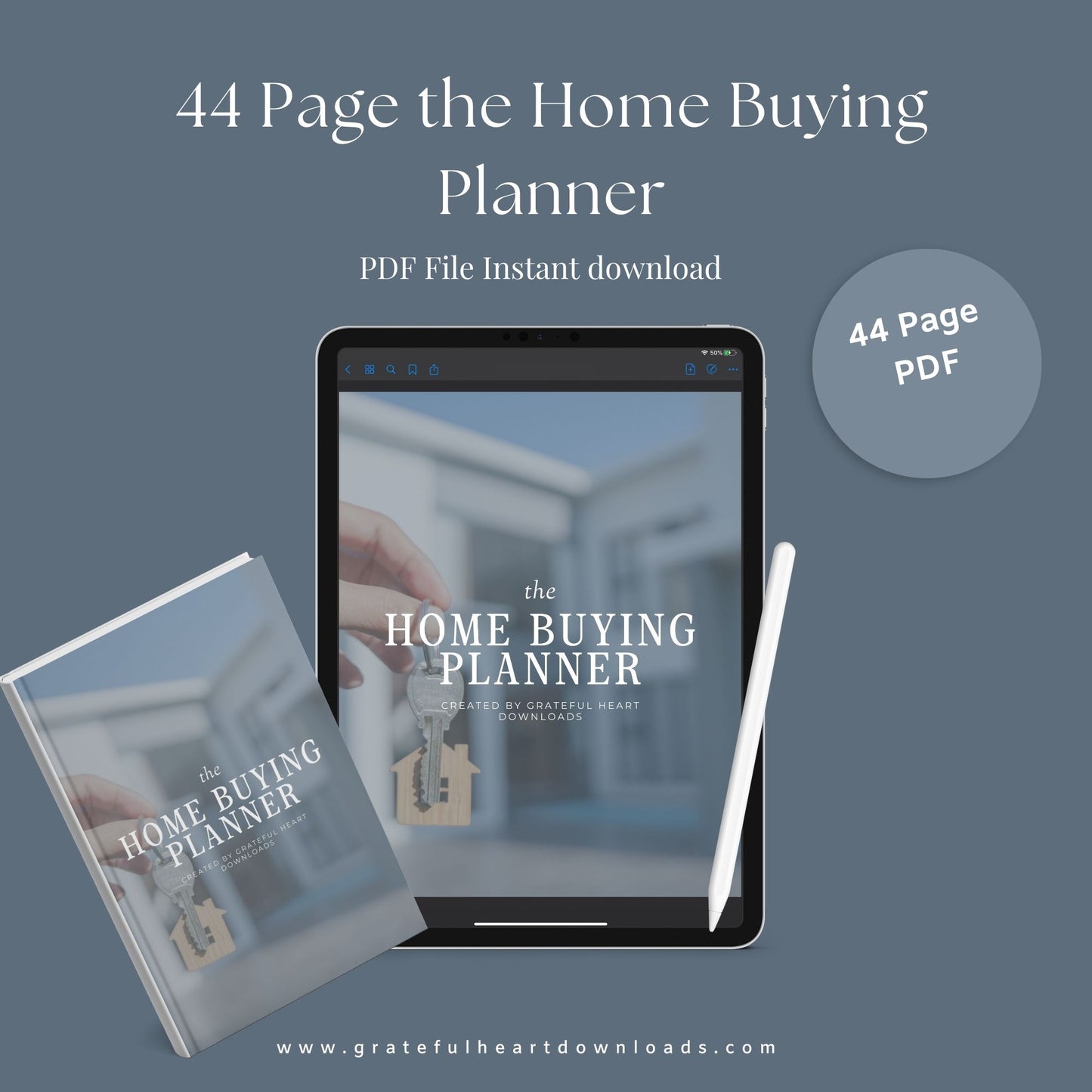 Home Buying Planner | Real Estate Checklist & Budget Guide | PDF