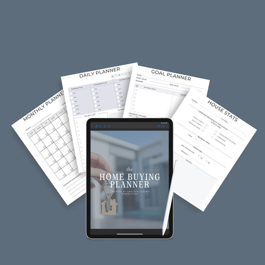 Home Buying Planner | Real Estate Checklist & Budget Guide | PDF