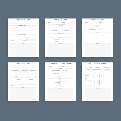 Home Buying Planner | Real Estate Checklist & Budget Guide | PDF
