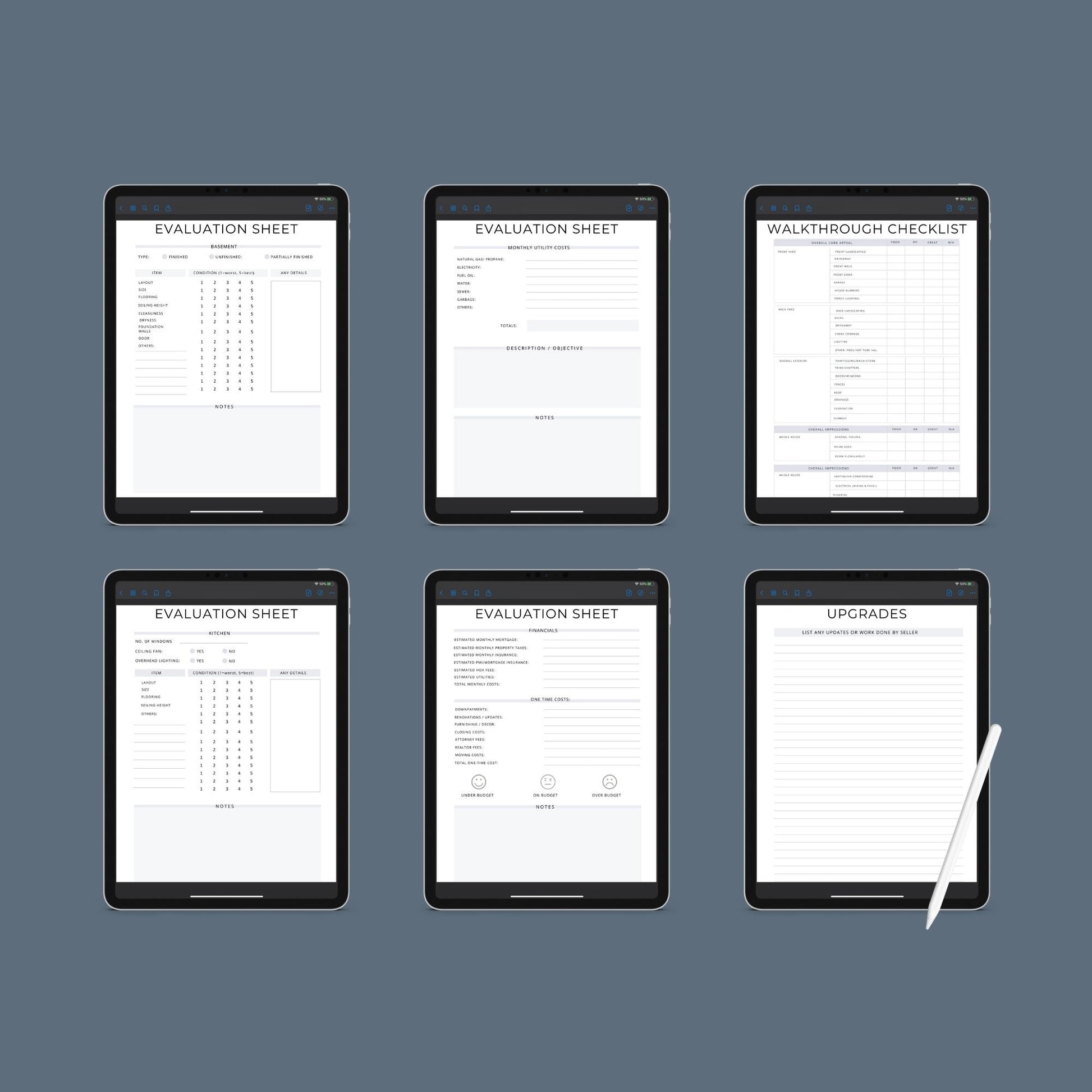 Home Buying Planner | Real Estate Checklist & Budget Guide | PDF
