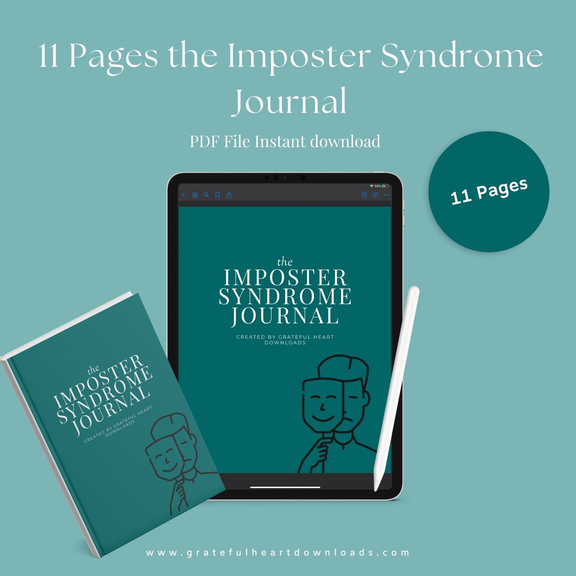The Imposter Syndrome Journal – Overcome Self-Doubt & Build Confidence | Digital Download