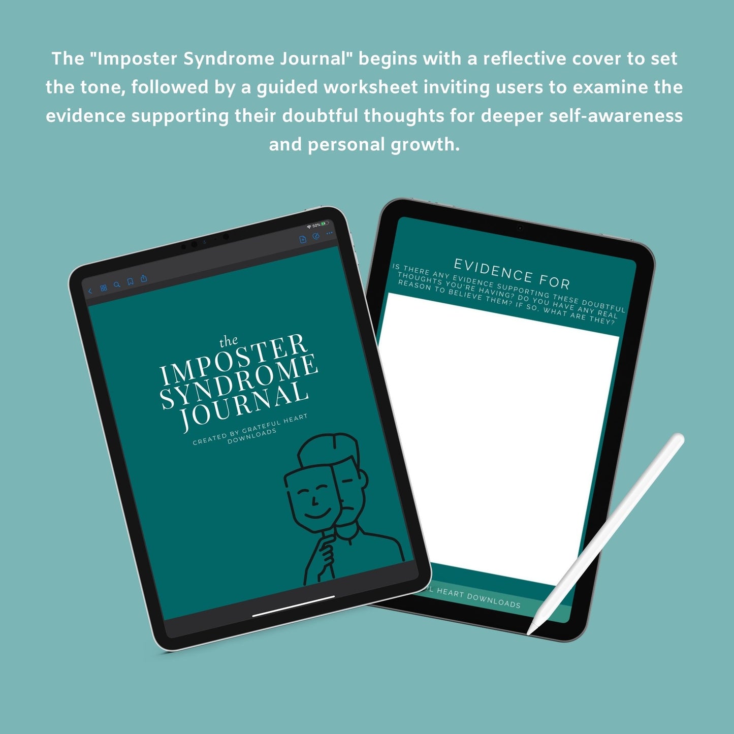 The Imposter Syndrome Journal – Overcome Self-Doubt & Build Confidence | Digital Download