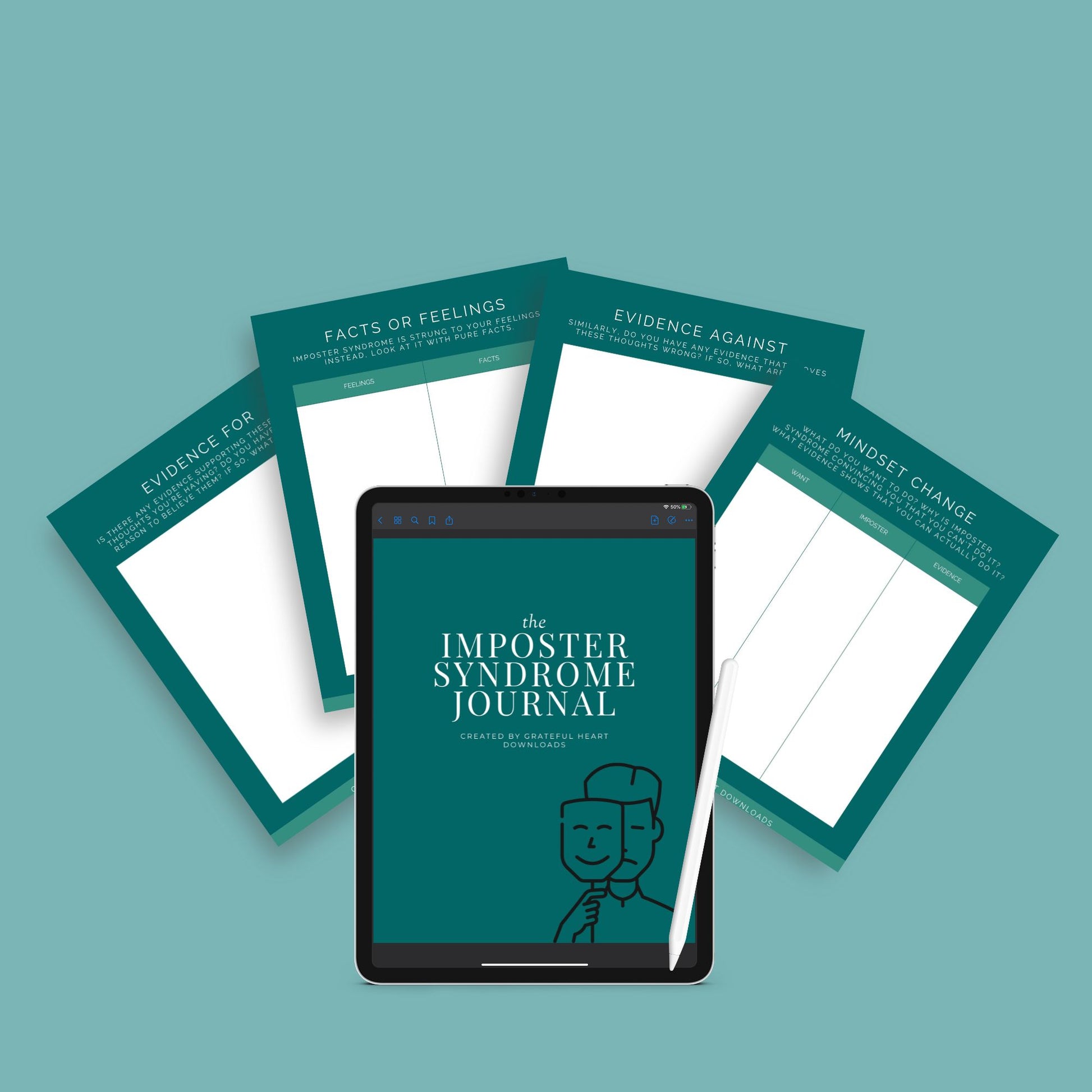 The Imposter Syndrome Journal – Overcome Self-Doubt & Build Confidence | Digital Download
