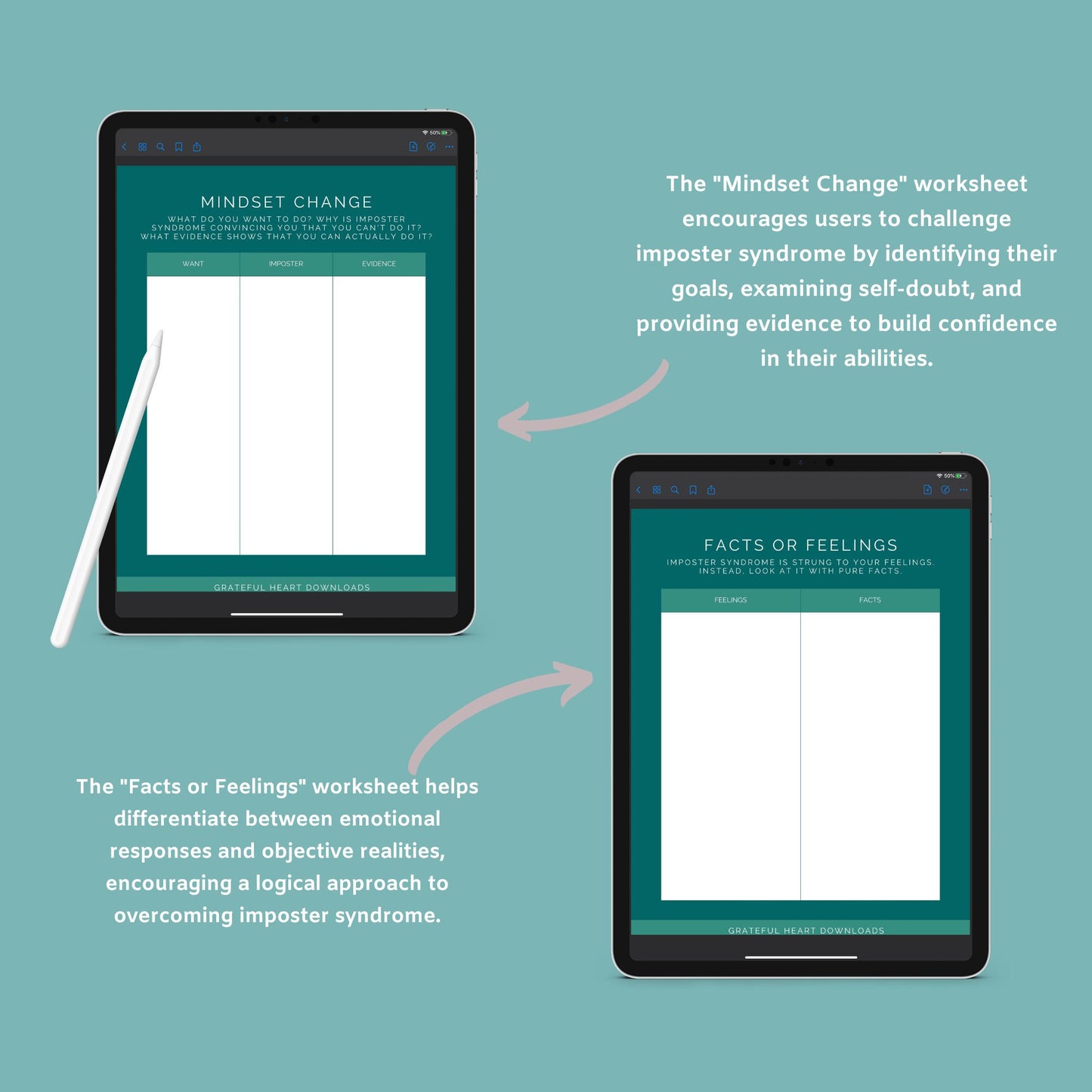 The Imposter Syndrome Journal – Overcome Self-Doubt & Build Confidence | Digital Download