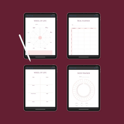 The Life Planner – Ultimate Digital Planner for Goals, Productivity, Budget & Wellness | Printable PDF