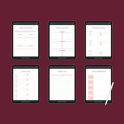 The Life Planner – Ultimate Digital Planner for Goals, Productivity, Budget & Wellness | Printable PDF