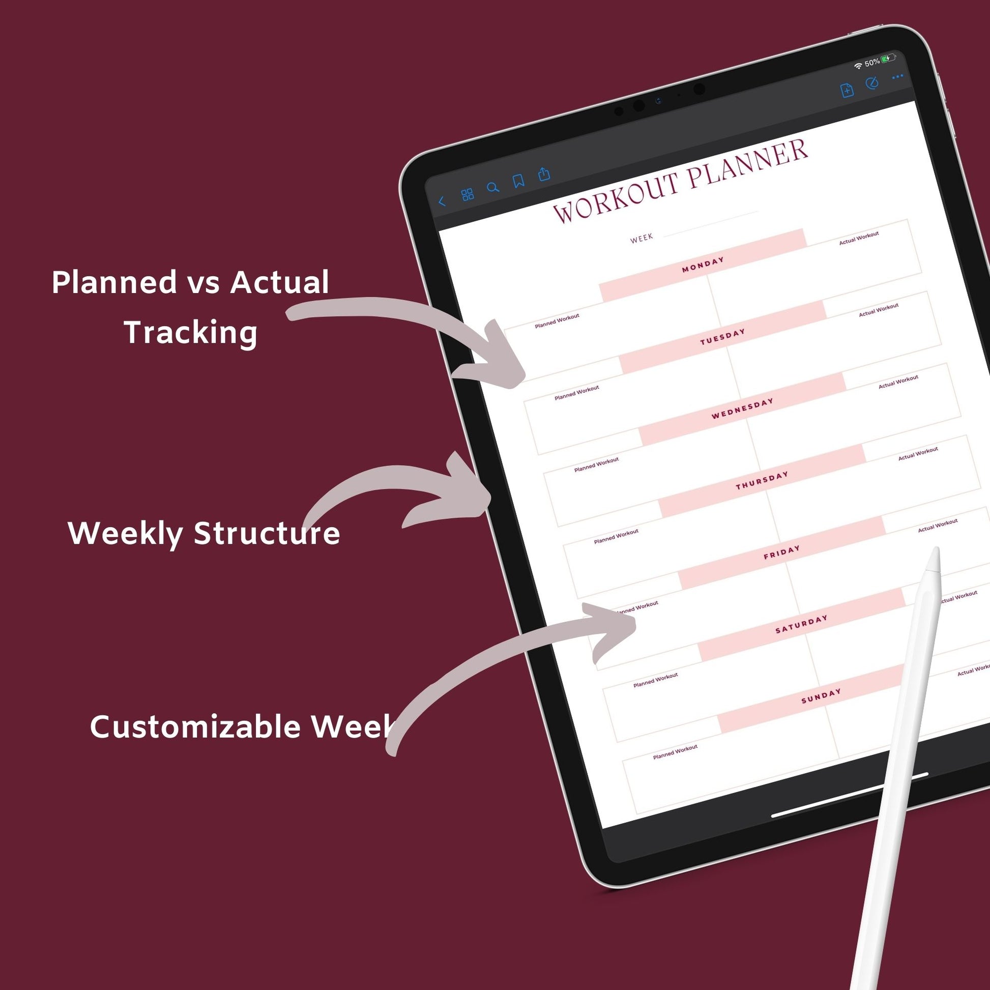 The Life Planner – Ultimate Digital Planner for Goals, Productivity, Budget & Wellness | Printable PDF