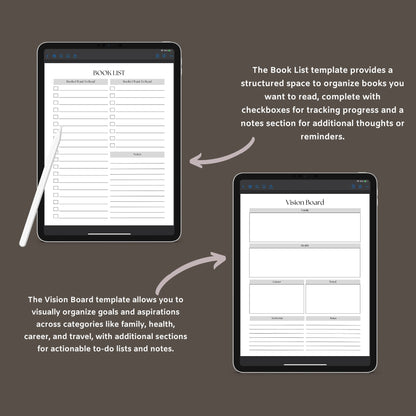 The Life Planner – Ultimate Digital Organizer for Goals, Budget, Health & Productivity | Printable PDF