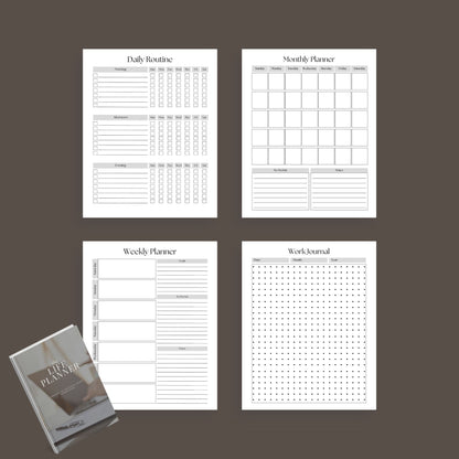 The Life Planner – Ultimate Digital Organizer for Goals, Budget, Health & Productivity | Printable PDF
