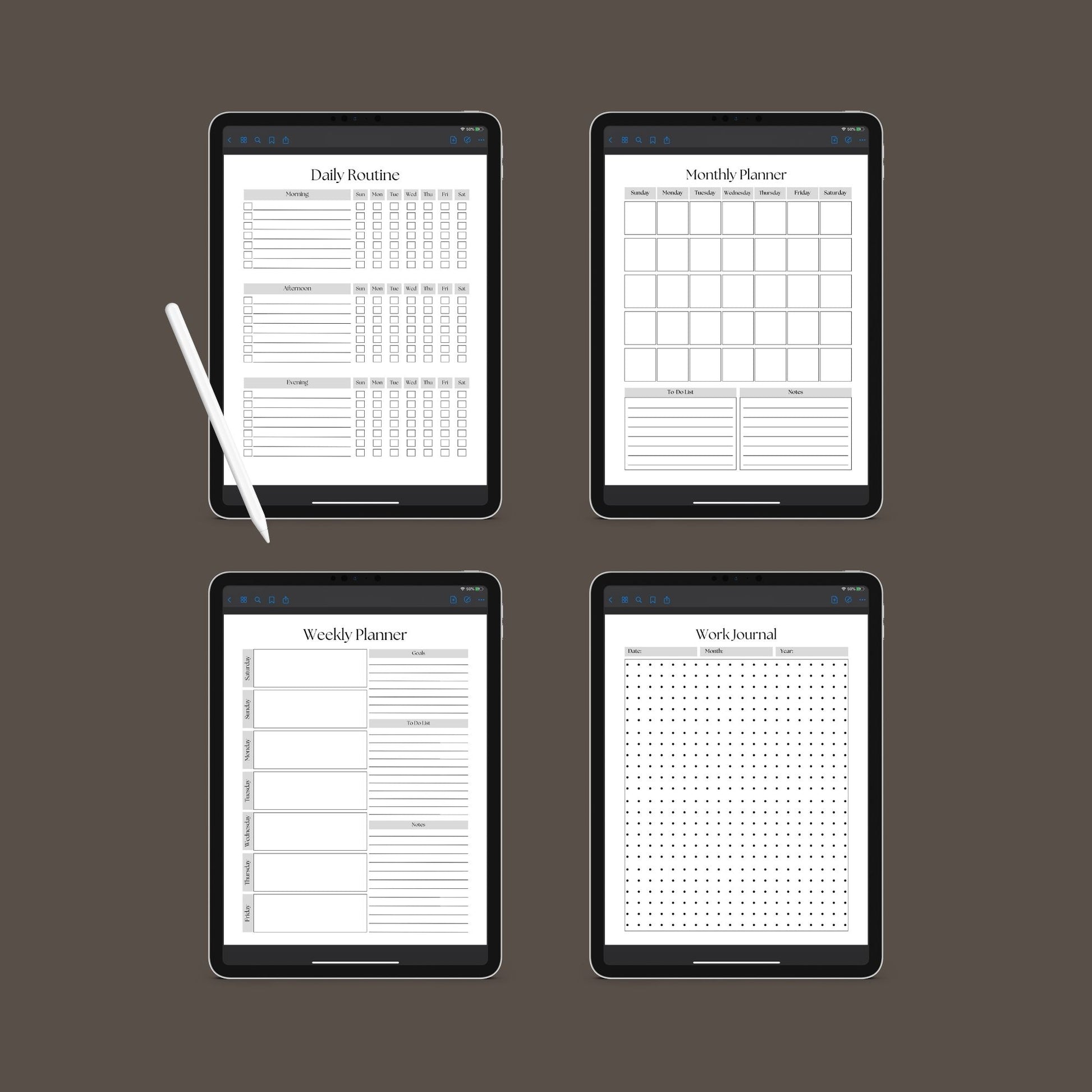 The Life Planner – Ultimate Digital Organizer for Goals, Budget, Health & Productivity | Printable PDF