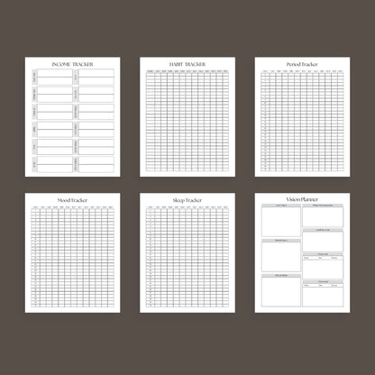The Life Planner – Ultimate Digital Organizer for Goals, Budget, Health & Productivity | Printable PDF