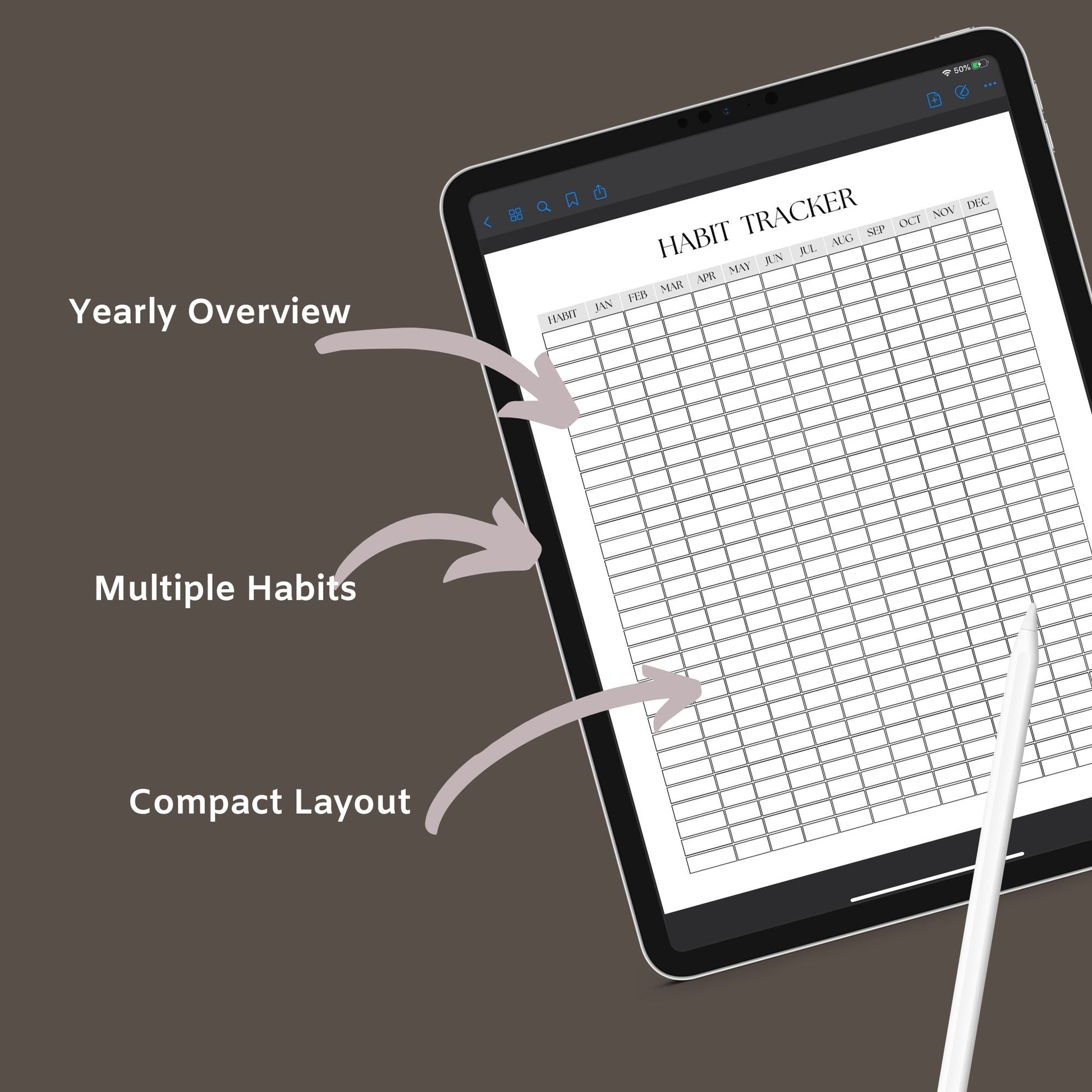 The Life Planner – Ultimate Digital Organizer for Goals, Budget, Health & Productivity | Printable PDF