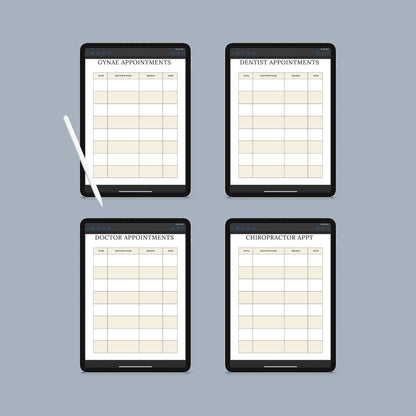 The Medical Planner – Track Appointments, Medications & Health Records | Printable PDF