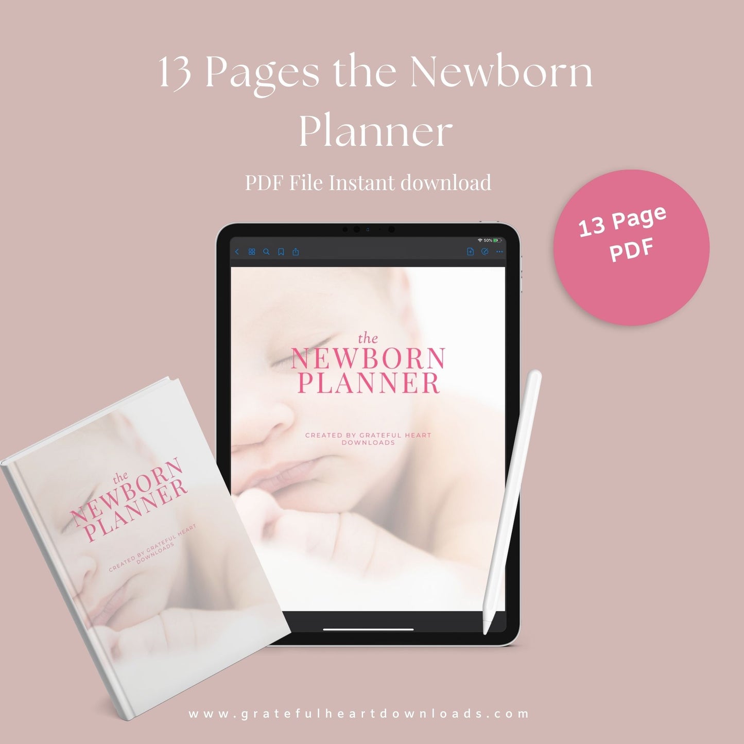 The Newborn Planner – Baby Feeding, Sleep & Health Tracker | Printable PDF