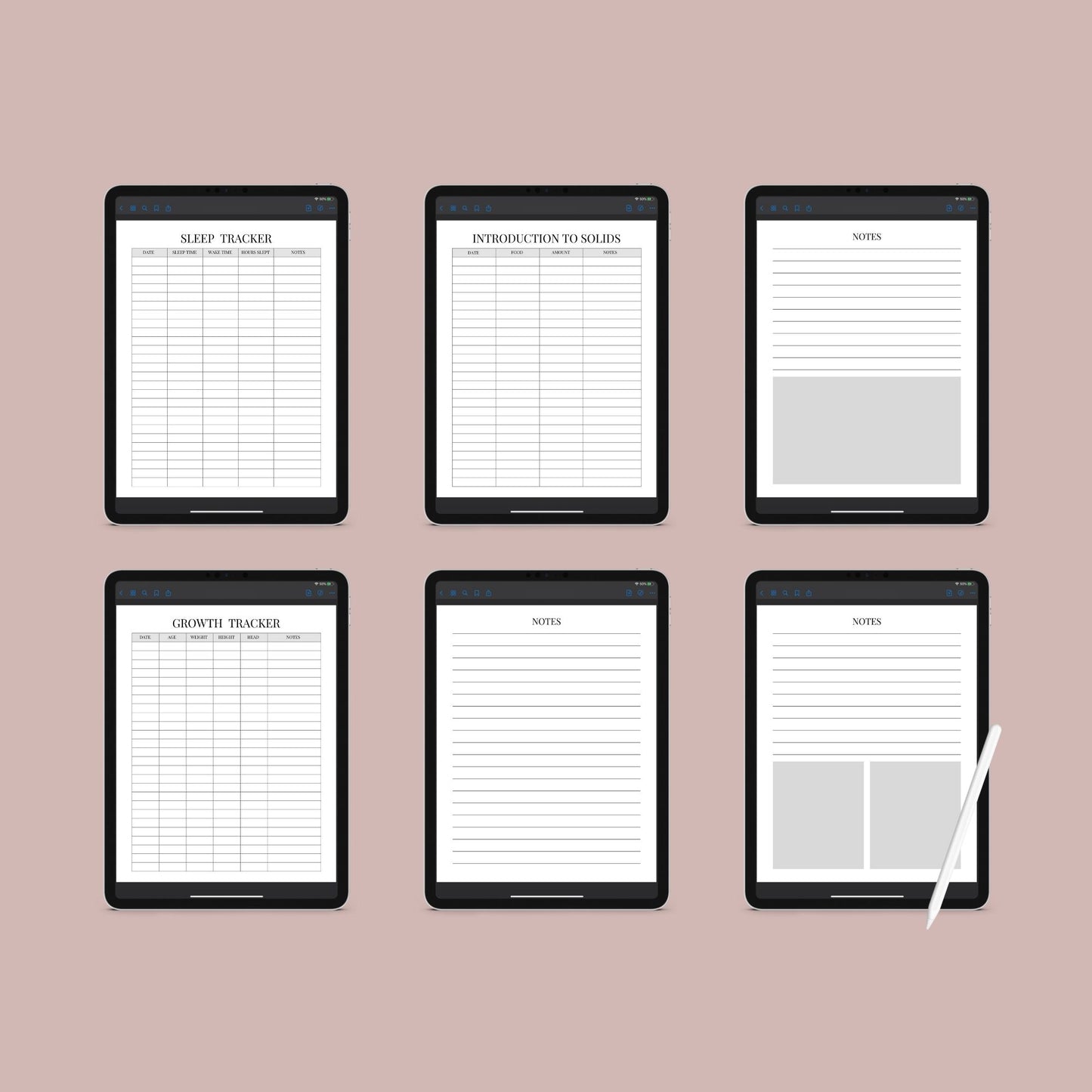 The Newborn Planner – Baby Feeding, Sleep & Health Tracker | Printable PDF