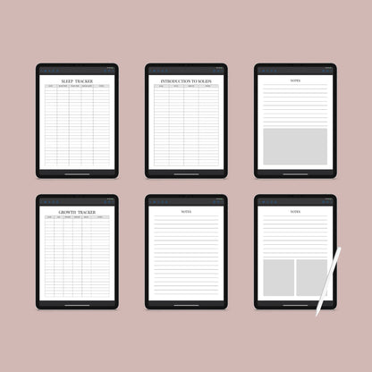 The Newborn Planner – Baby Feeding, Sleep & Health Tracker | Printable PDF